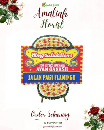 Bunga Papan Congratulation di Kaligiri